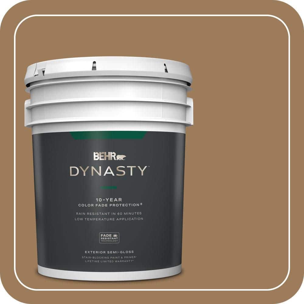 BEHR DYNASTY 5 gal. #N270-6 Westminster Semi-Gloss Exterior Stain-Blocking Paint & Primer
