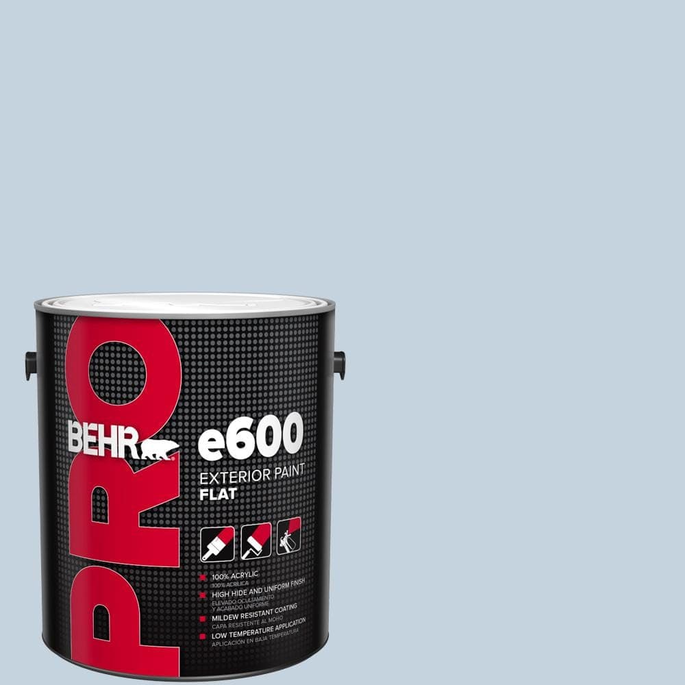 BEHR PRO 1 gal. #570E-2 Velvet Sky Flat Paint