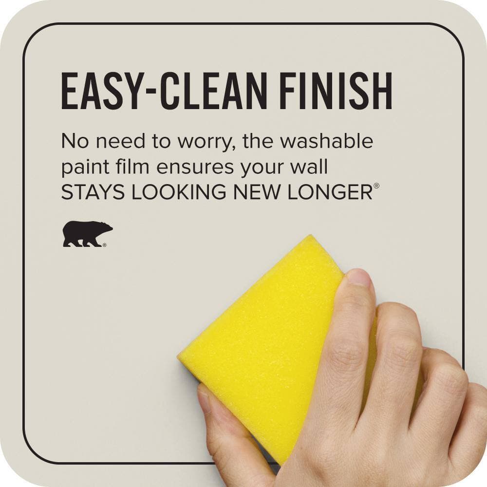 BEHR ULTRA 1 gal. #MQ3-18 Ginger Sugar Extra Durable Flat Interior Paint & Primer (4)