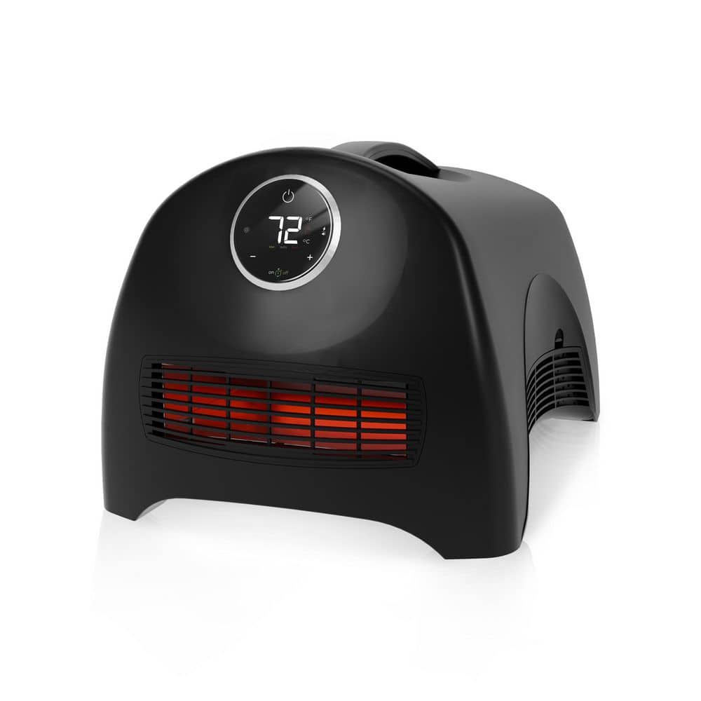 HEAT STORM Sahara 1500-Watt Electric Convection/Radiant Infrared Quartz Compact Heater with Built-In Thermostat and Overheat Sensor