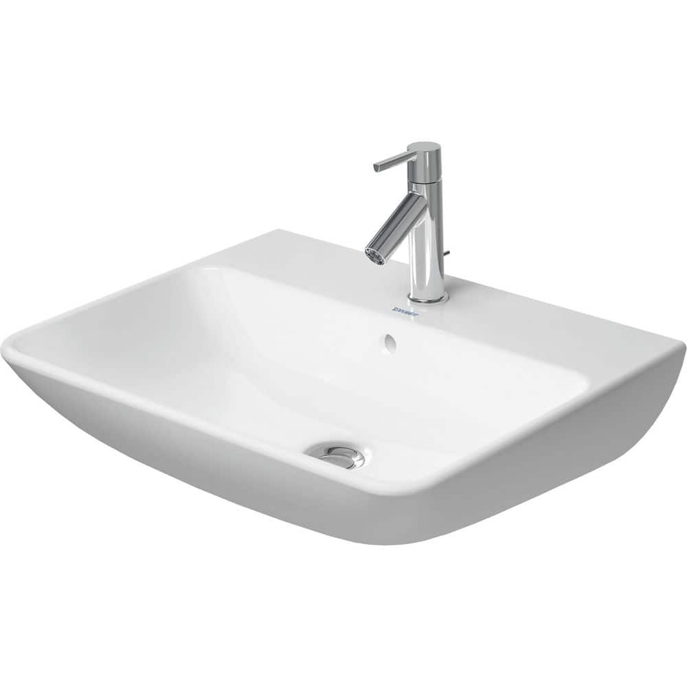 Duravit ME by Starck 23.63 in. Rectangular Bathroom Sink in White (1)