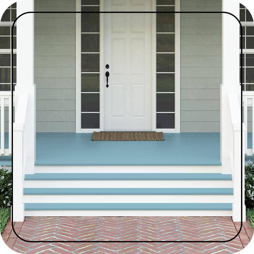 BEHR PREMIUM #S460-3 Textured Low-Lustre Enamel Interior/Exterior Porch and Patio Anti-Slip Floor Paint (2)