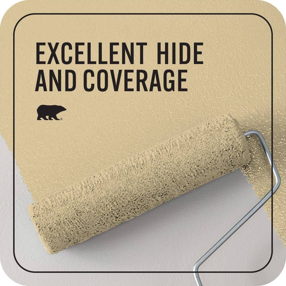 BEHR PREMIUM PLUS 1 qt. #360E-3 Winter Garden Flat EcoMix Plant-Based Interior Paint & Primer (2)