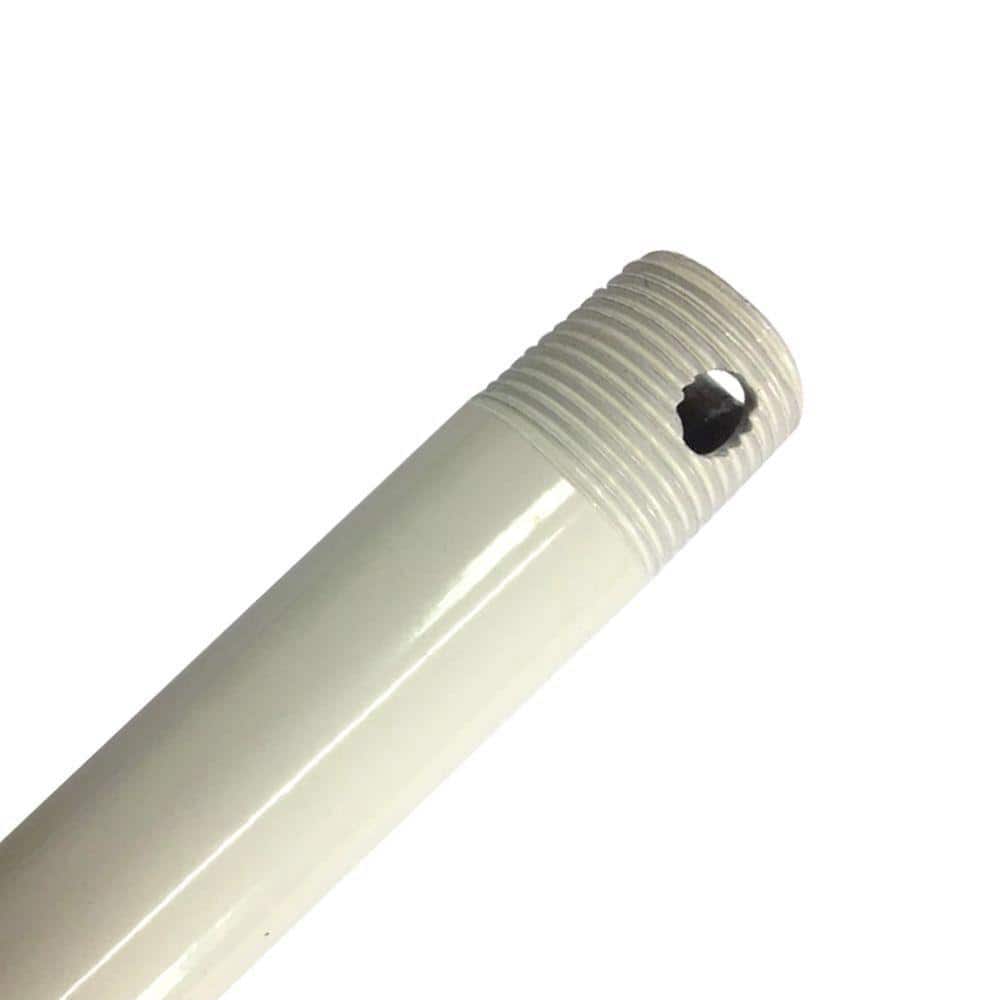 PRIVATE BRAND UNBRANDED 18 in. White Ceiling Fan Extension Downrod for 11 ft. Ceilings (2)