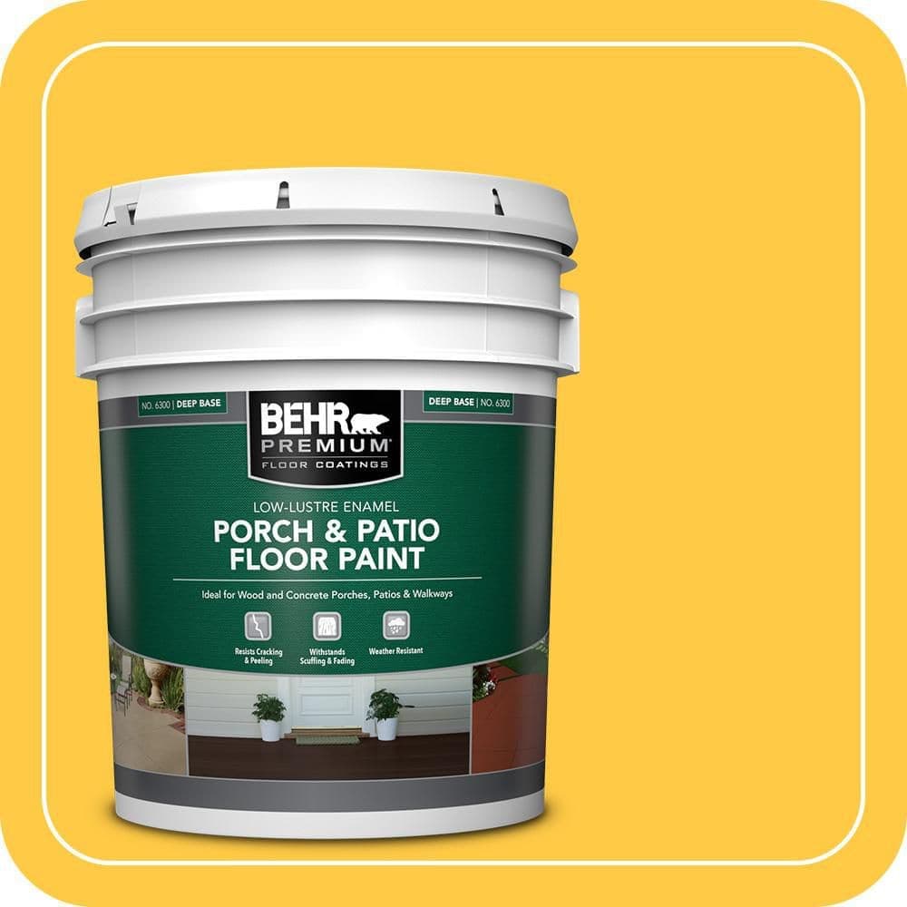 BEHR PREMIUM #P290-6 Low-Lustre Enamel Interior/Exterior Porch and Patio Floor Paint (1)