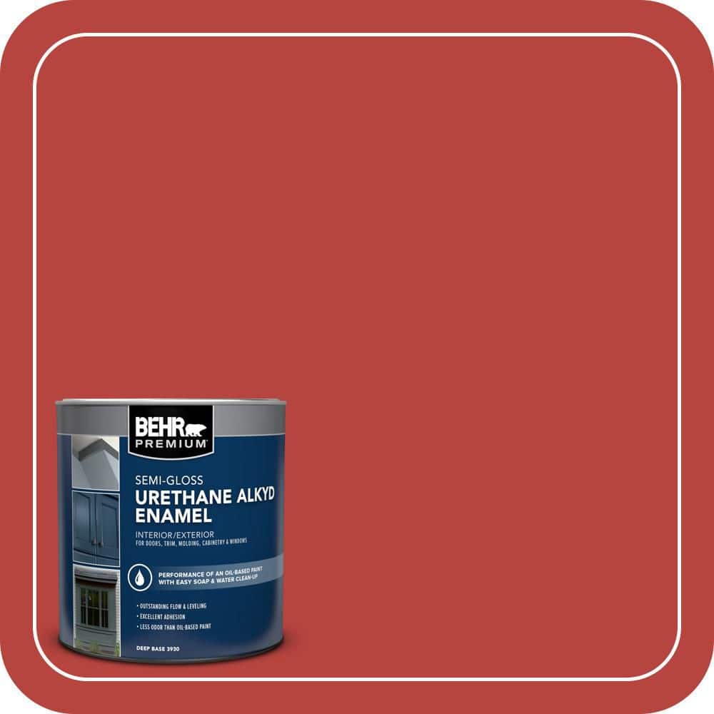 BEHR PREMIUM 1 qt. #P160-7 Stiletto Love Semi-Gloss Enamel Urethane Alkyd Interior/Exterior Paint (1)