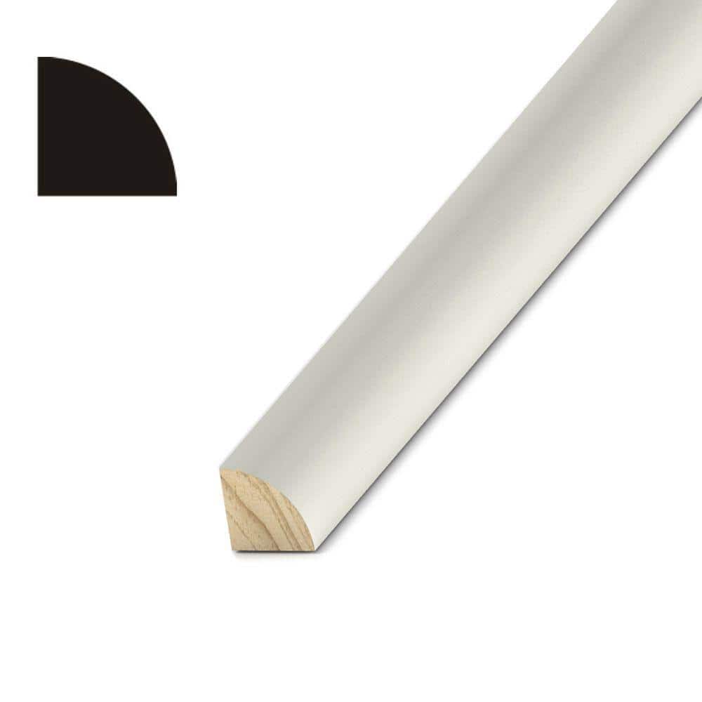 Builder's Choice OP 614 3/4 in. x 3/4 in. Treated Primed Finger-Jointed Pine Quarter Round Moulding (2)