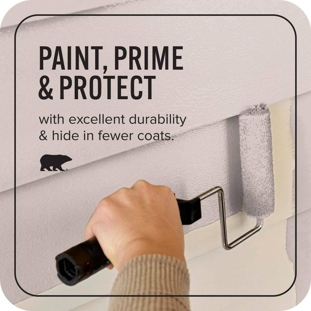 BEHR ULTRA 1 qt. #N130-2 Ash Rose Flat Exterior Paint & Primer (3)