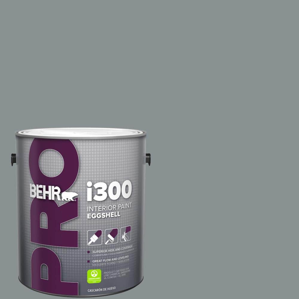 BEHR PRO 1 gal. #MQ5-29 Gotham Gray Eggshell Interior Paint