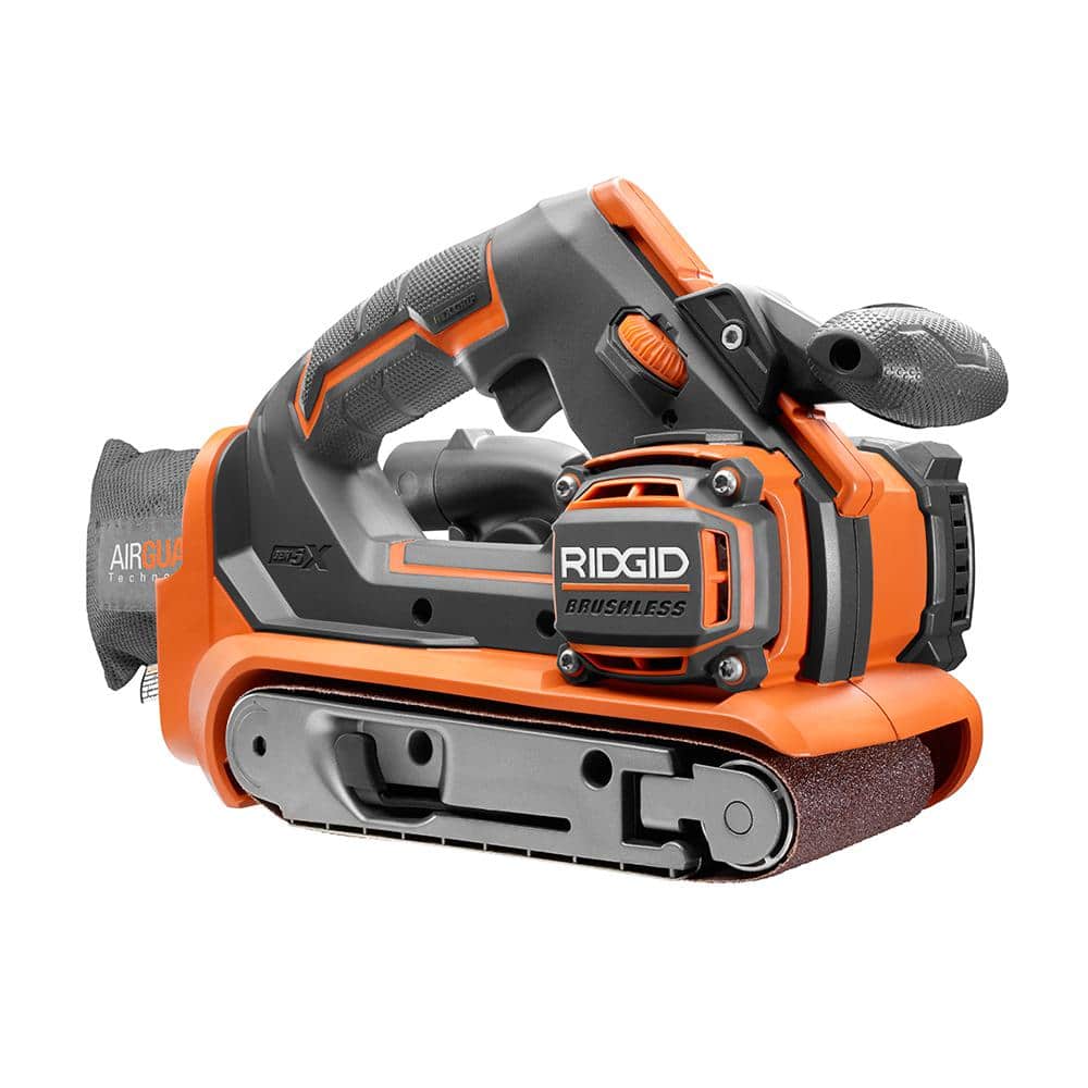RIDGID 18V Brushless Cordless 3 in. 18 in. Belt Sander
