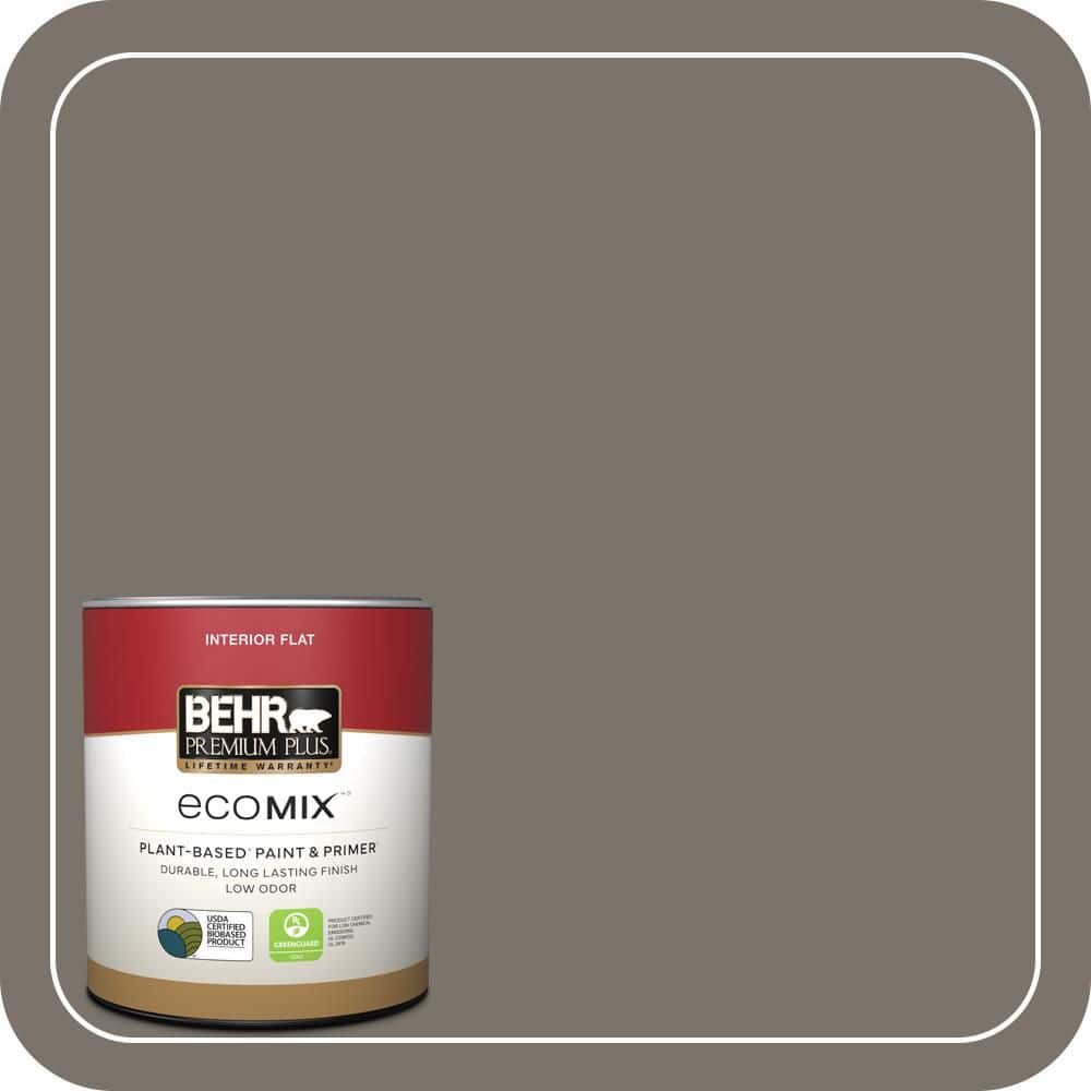 BEHR PREMIUM PLUS #MQ2-58 Unpredictable Hue Flat EcoMix Plant-Based & Primer (1)