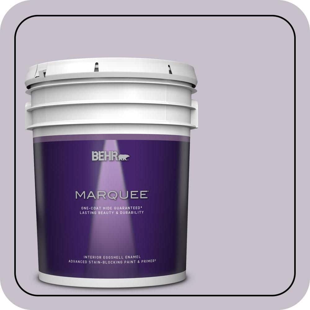 BEHR MARQUEE 5 gal. #660E-3 Foxgloves Eggshell Enamel Interior Paint & Primer