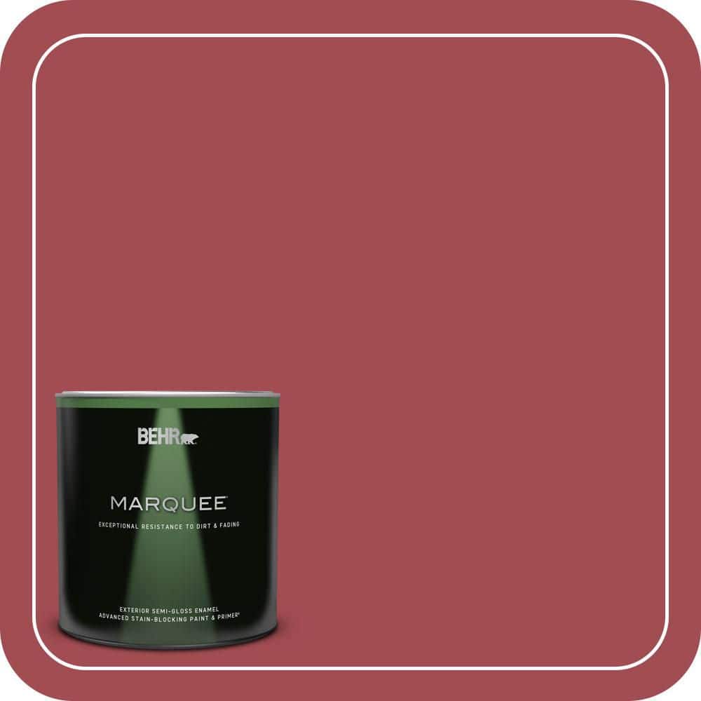 BEHR MARQUEE 1 qt. #PPU1-07 Powder Room Semi-Gloss Enamel Exterior Paint & Primer