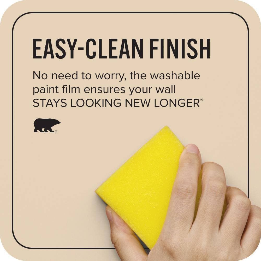 BEHR ULTRA 1 qt. #S280-2 Beach Grass Extra Durable Flat Interior Paint & Primer (4)