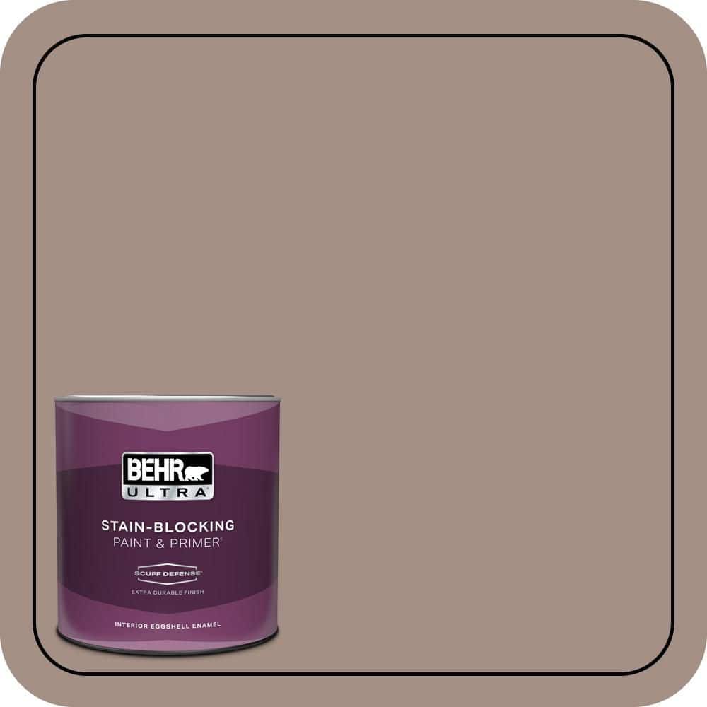 BEHR ULTRA 1 qt. #MQ2-33 Parisian Cafe Extra Durable Eggshell Enamel Interior Paint & Primer