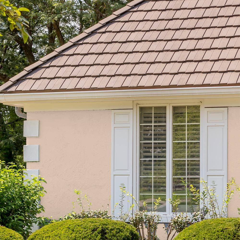 BEHR PREMIUM 5 gal. #S250-1 Macaroon Cream Elastomeric Masonry, Stucco and Brick Exterior Paint (4)