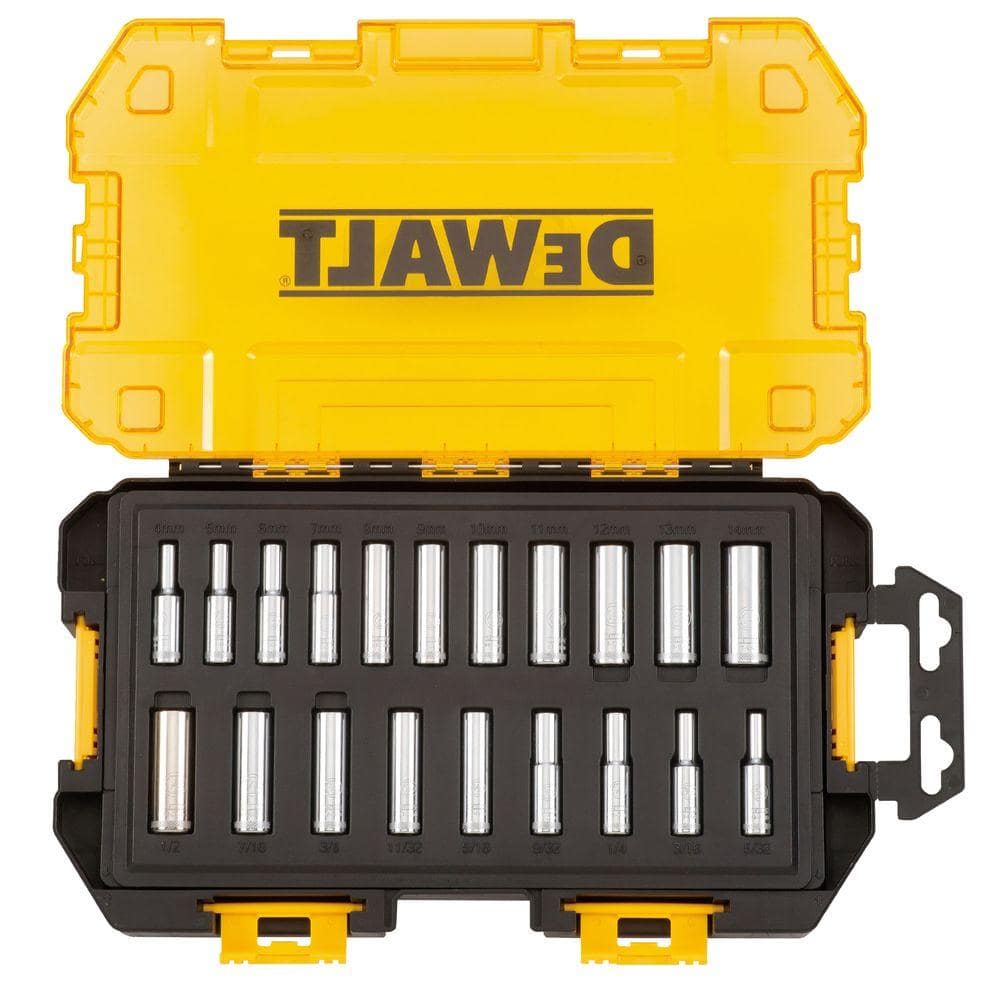DEWALT 1/4 in. Drive Socket Set (20-Piece) (3)