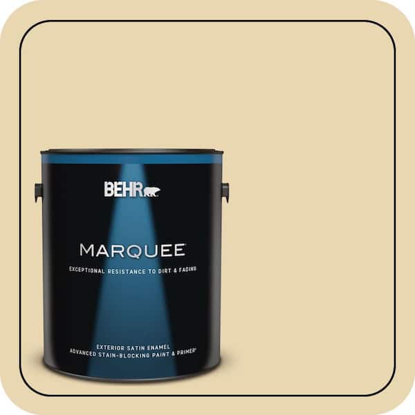 BEHR MARQUEE 1 gal. #PPF-13 Sunning Deck Satin Enamel Exterior Paint & Primer (2)