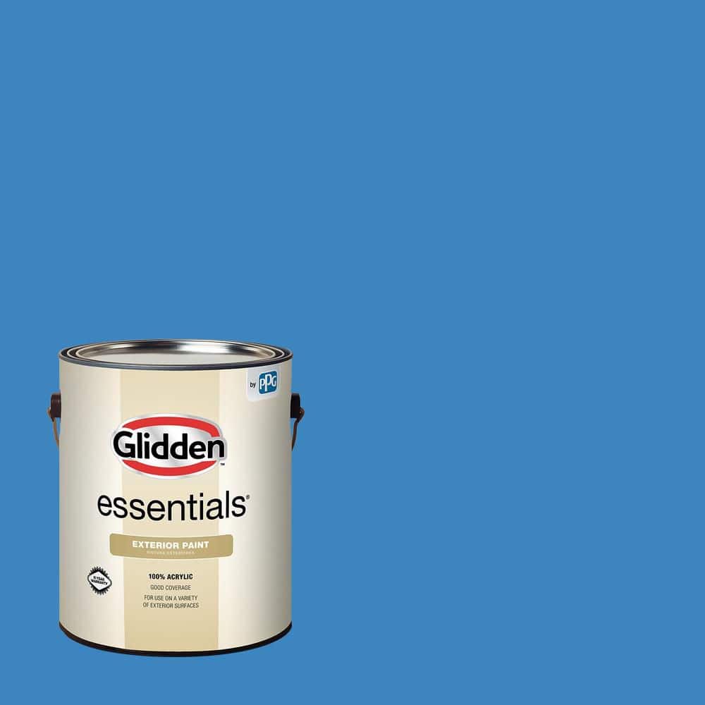 Glidden Essentials 1 gal. PPG1242-5 King Triton Semi-Gloss Exterior Paint