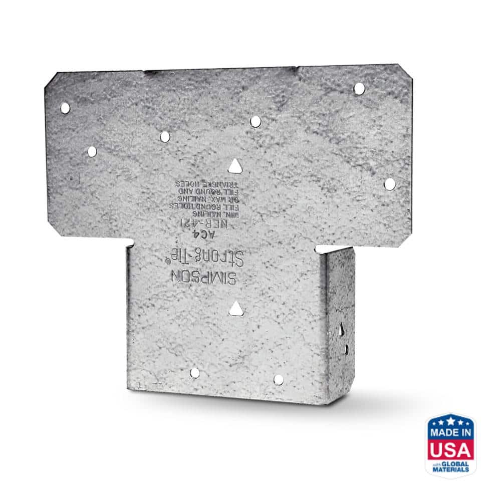 Simpson Strong-Tie AC ZMAX Galvanized Adjustable Post Cap for Nominal Lumber