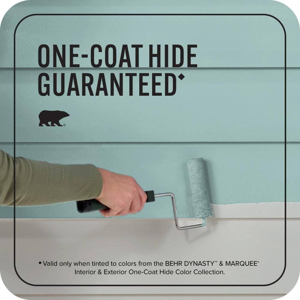 BEHR MARQUEE 1 gal. #PPU12-06 Lap Pool Blue Satin Enamel Exterior Paint & Primer (3)