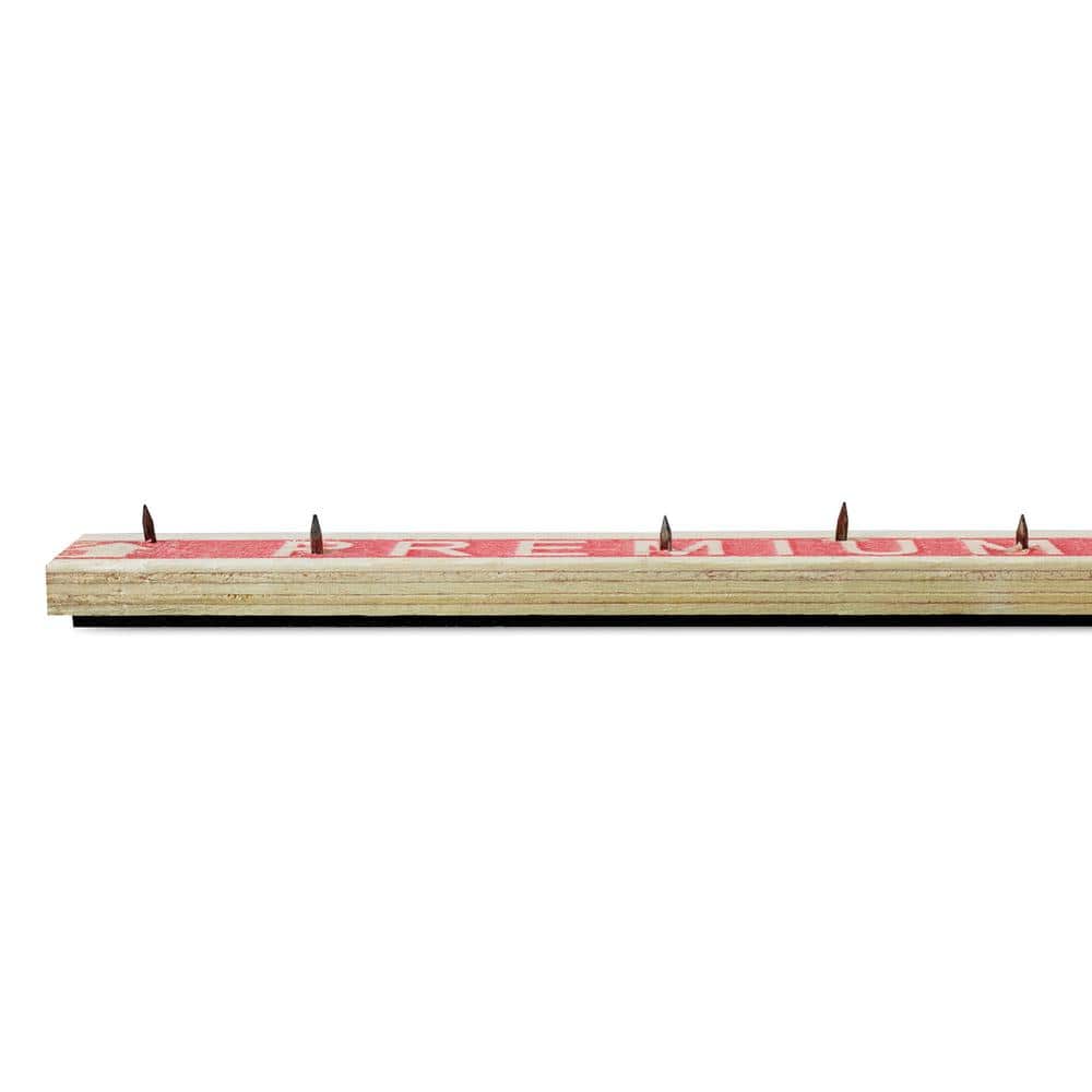 ROBERTS 7/8 in. x 4 ft. Smooth Edge Peel and Stick Carpet Tack Strip (3-Pack) (4)