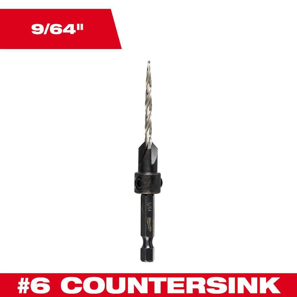 Milwaukee #6 Countersink . Wood Drill Bit