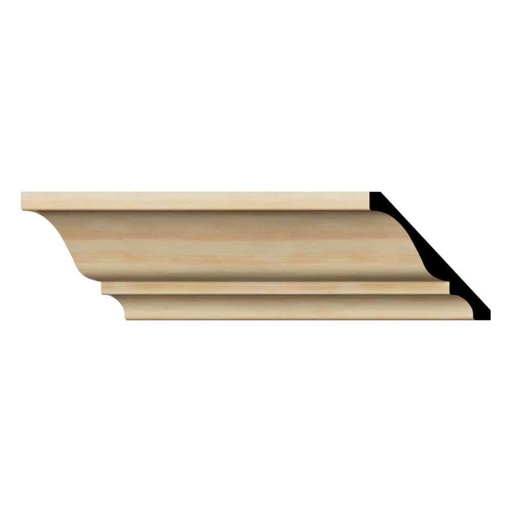 Ekena Millwork WM45 0.59 in. D x 5.25 in. W x 96 in. L Wood (Pine) Crown Moulding (1)