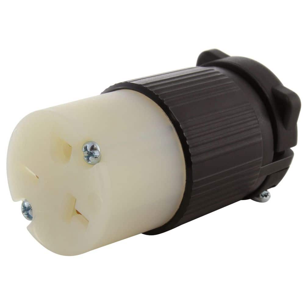 AC WORKS 15/ 20 Amp 250-Volt NEMA 6-15/20R 3-Prong Industrial Grade Heavy Duty Female Connector (1)
