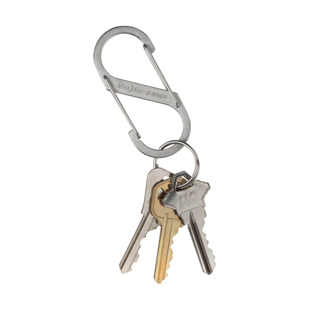 Nite Ize 1.18 in. x 2.67 in. Stainless Steel Assorted S-Biner Dual Carabiner #3 (3-Pack) (4)