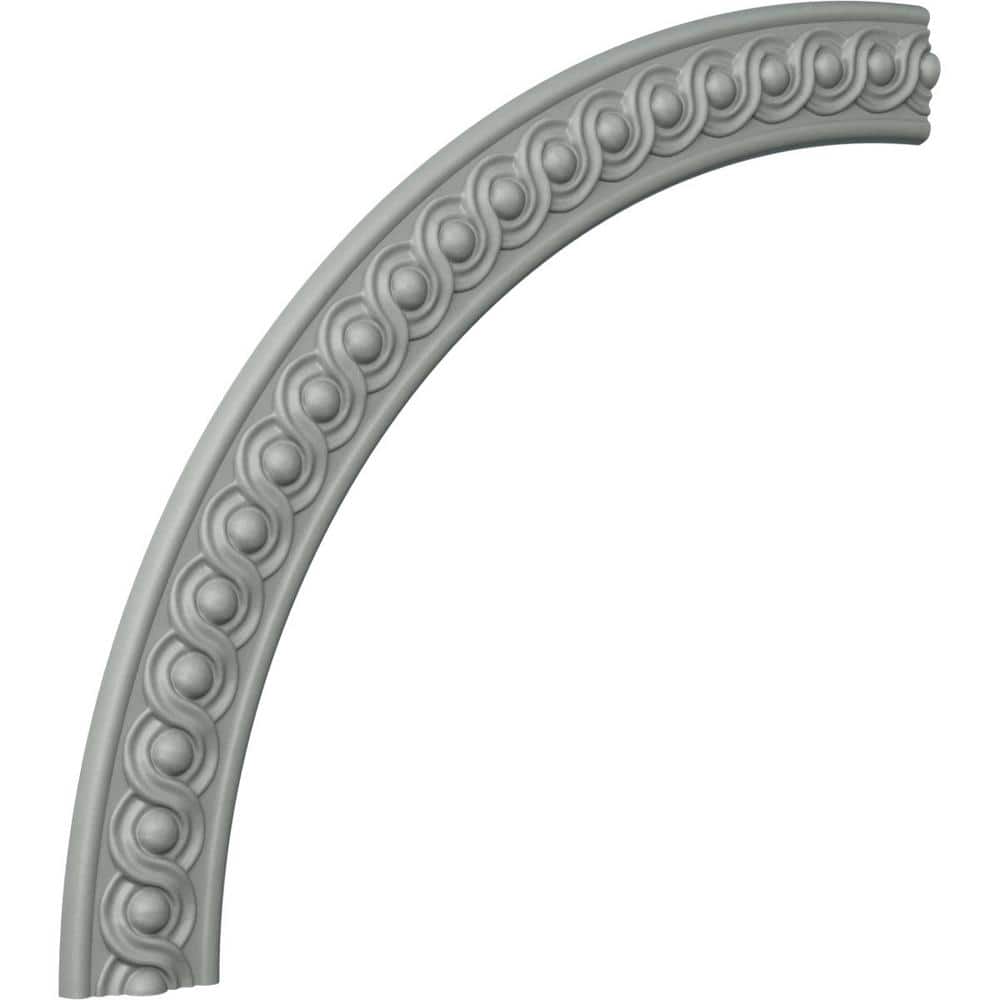 Ekena Millwork 40-1/4 in. Hillsborough Running Coin Ceiling Ring (1/4 of Complete Circle) (3)