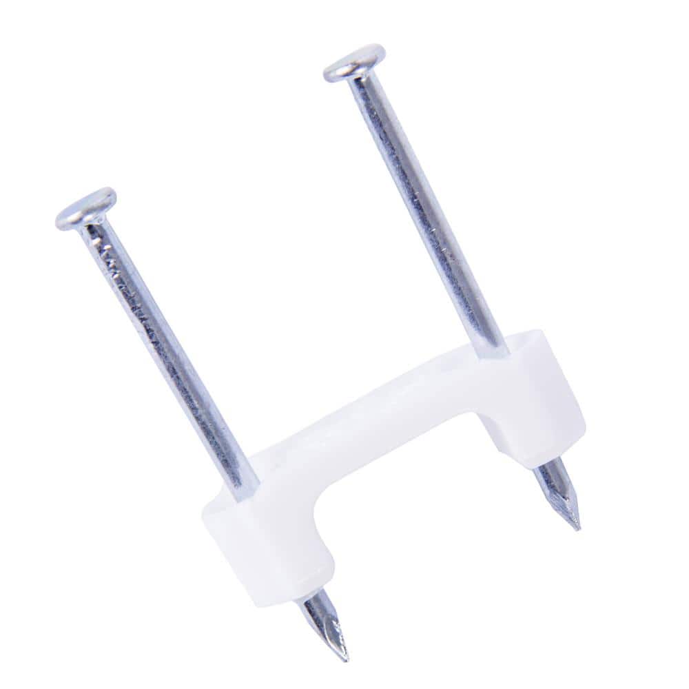 Gardner Bender 1/2 in. Plastic Staple (250-Pack) Case of 5