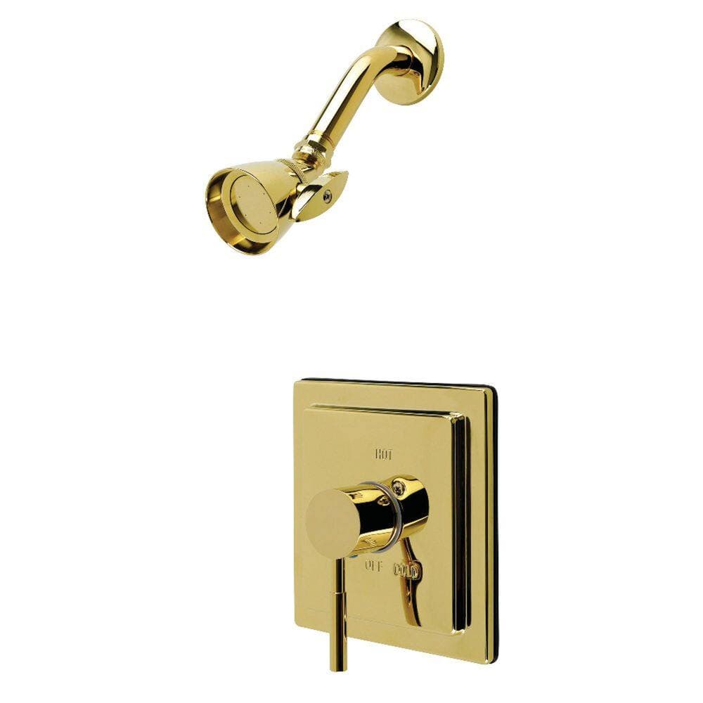 Kingston Brass Concord 1-Handle Shower Faucet 1.8 GPM in Polished Brass (3)