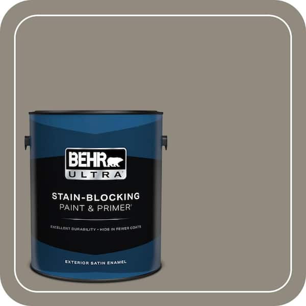 BEHR PREMIUM PLUS #790D-5 Squirrel Flat Low Odor & Primer (4)