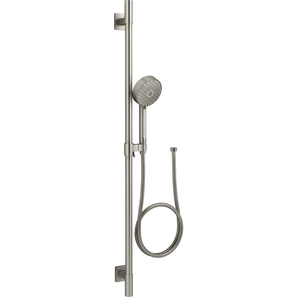 KOHLER Awaken 4-Spray Premium Slidebar Kit with Handshower in Vibrant Brushed Nickel (1)
