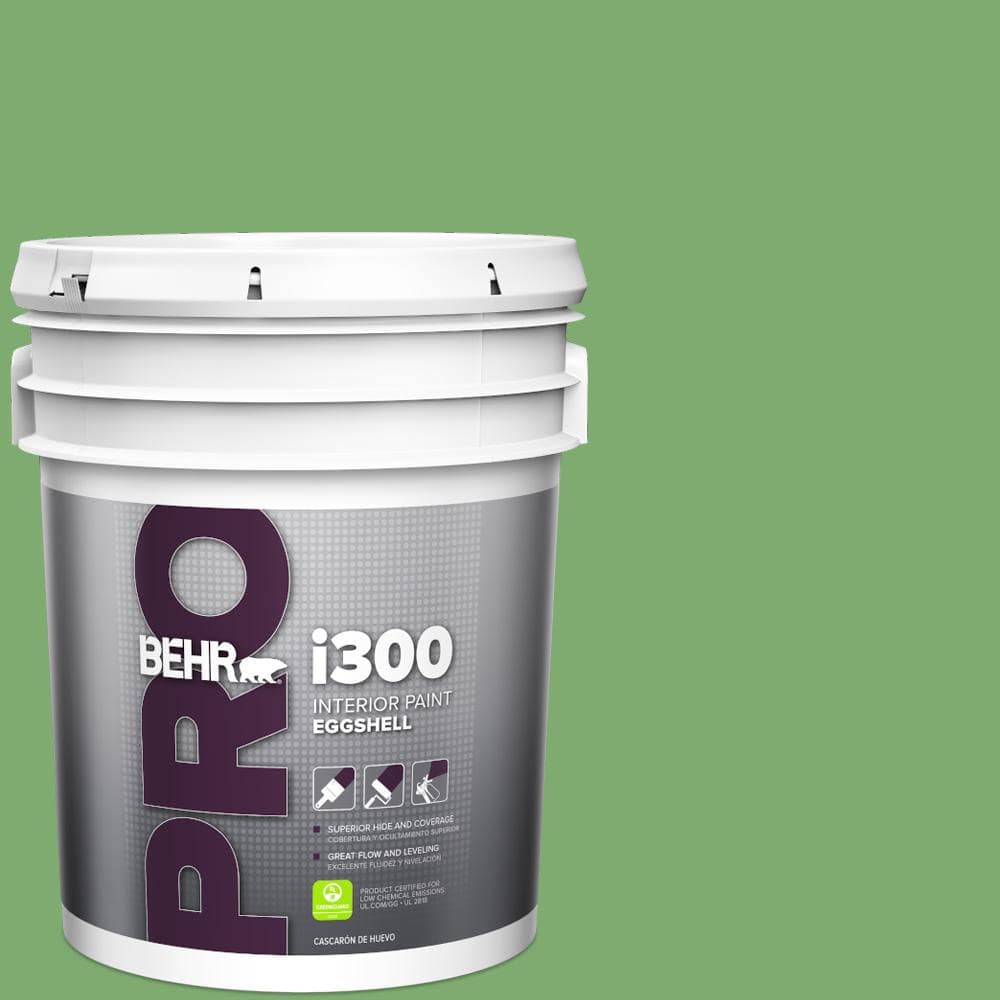 BEHR PRO 5 gal. #M390-5 Sage Garden Eggshell Interior Paint