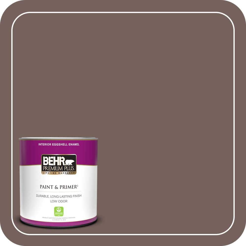 BEHR PREMIUM PLUS #730B-6 Sweet Truffle Enamel Low Odor & Primer (1)