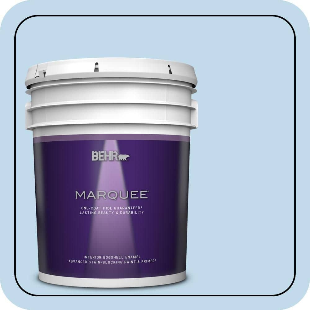 BEHR MARQUEE 5 gal. #M520-2 After Rain Eggshell Enamel Interior Paint & Primer