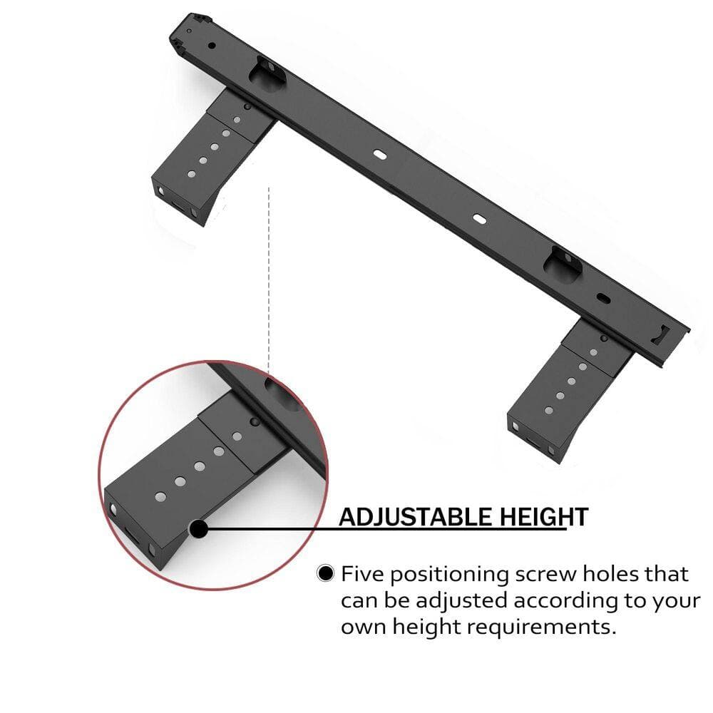 LAIFUCAM 16 in. Black Powder Coated Steel Undermount Soft-Close Heavy Duty Ball Bearing Drawer Slides for Cabinet Furniture (3)