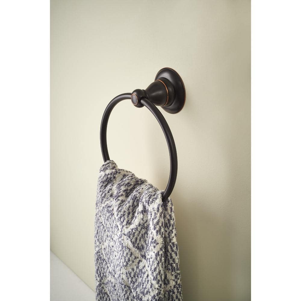 Delta Porter Wall Mounted Towel Ring in Oil Rubbed Bronze (2)