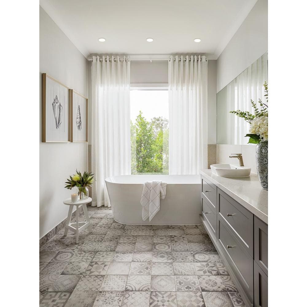 ReVent 50-80 Adjustable CFM Easy Install Ceiling Bathroom/Bath Exhaust Fan and Recessed Light w/5 Level LED Temp,Energy Star (3)