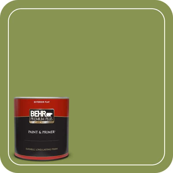 BEHR PREMIUM PLUS #M360-6 Bold Avocado Enamel & Primer Color Sample (4)