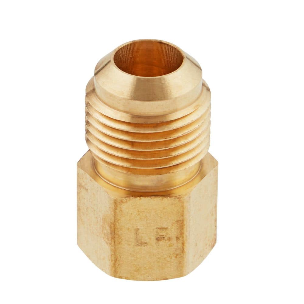 Everbilt 1/2 in. Flare 3/8 in. FIP Brass Adapter Fitting (4)