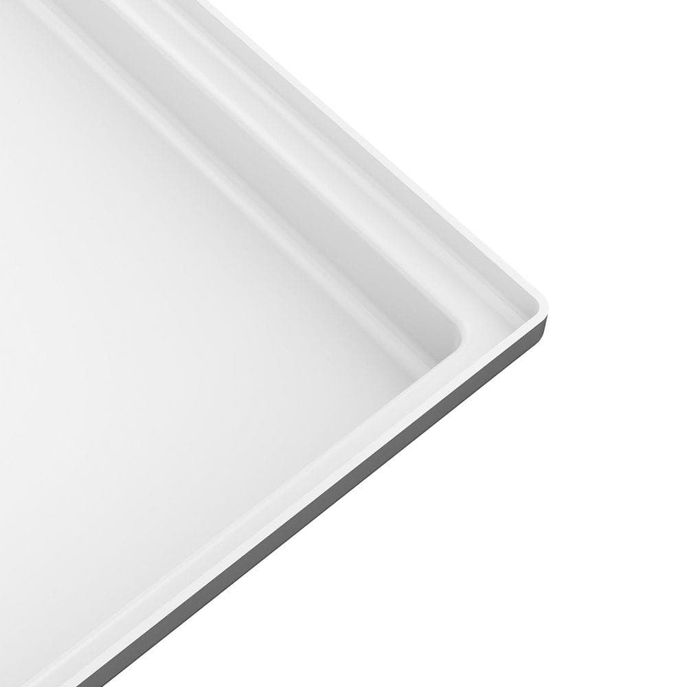 DreamLine Accessible Living 60 in. L x 37 in. W Alcove Shower Pan Base with Left Drain in White (2)