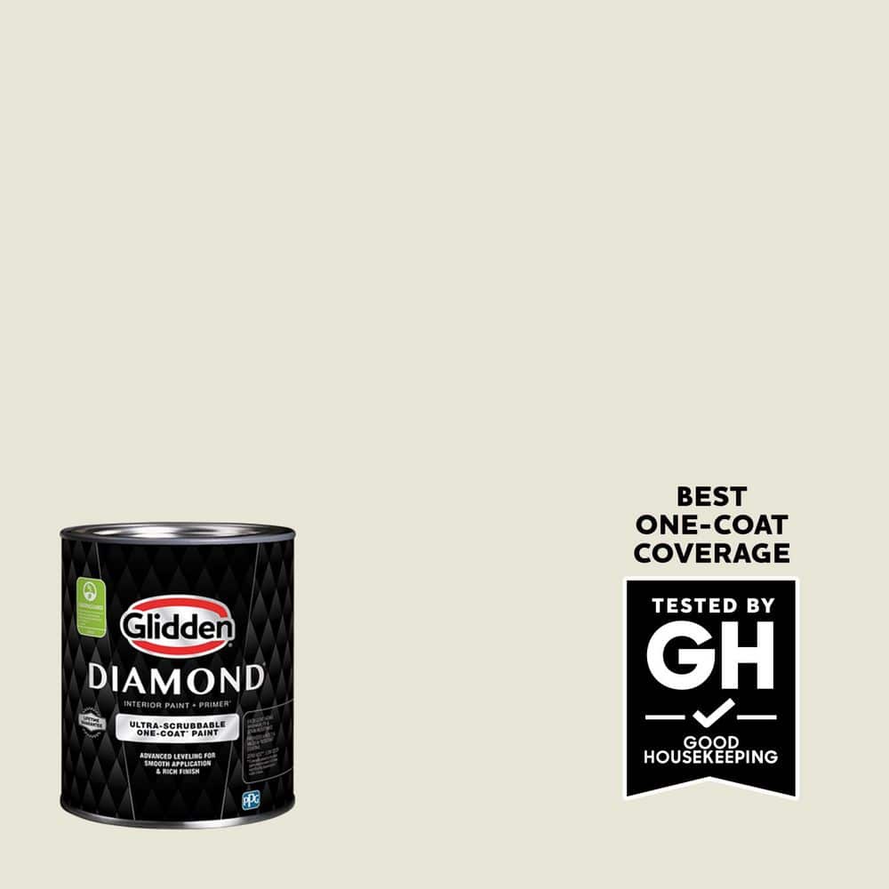 Glidden Diamond 1-qt. Featherstone PPG1114-1 Flat Interior Paint with Primer