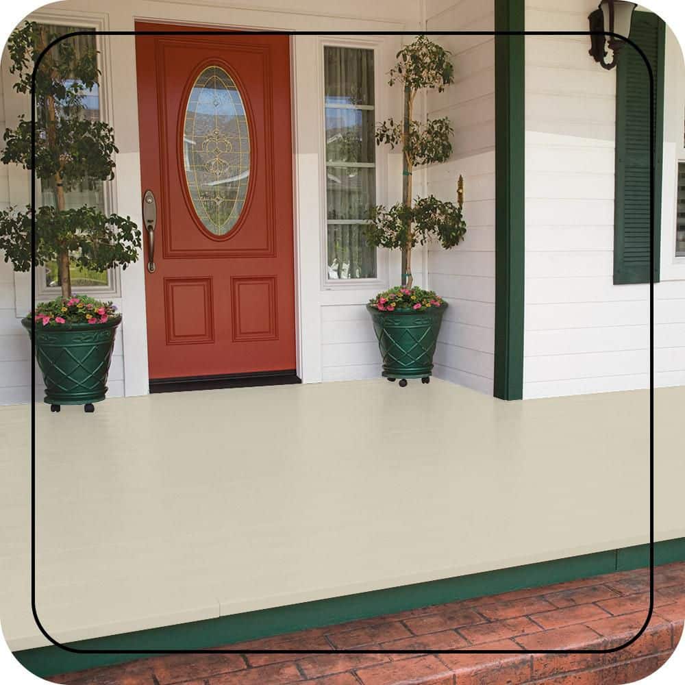 BEHR PREMIUM #W-B-310 Low-Lustre Enamel Interior/Exterior Porch and Patio Floor Paint (2)