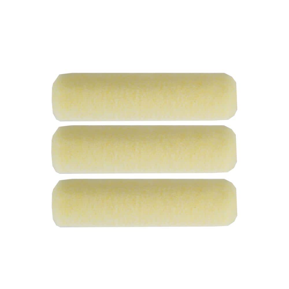 Wooster 9 in. x 3/8 in. Golden Flo Medium-Density Fabric Roller Cover (3-Pack) (2)