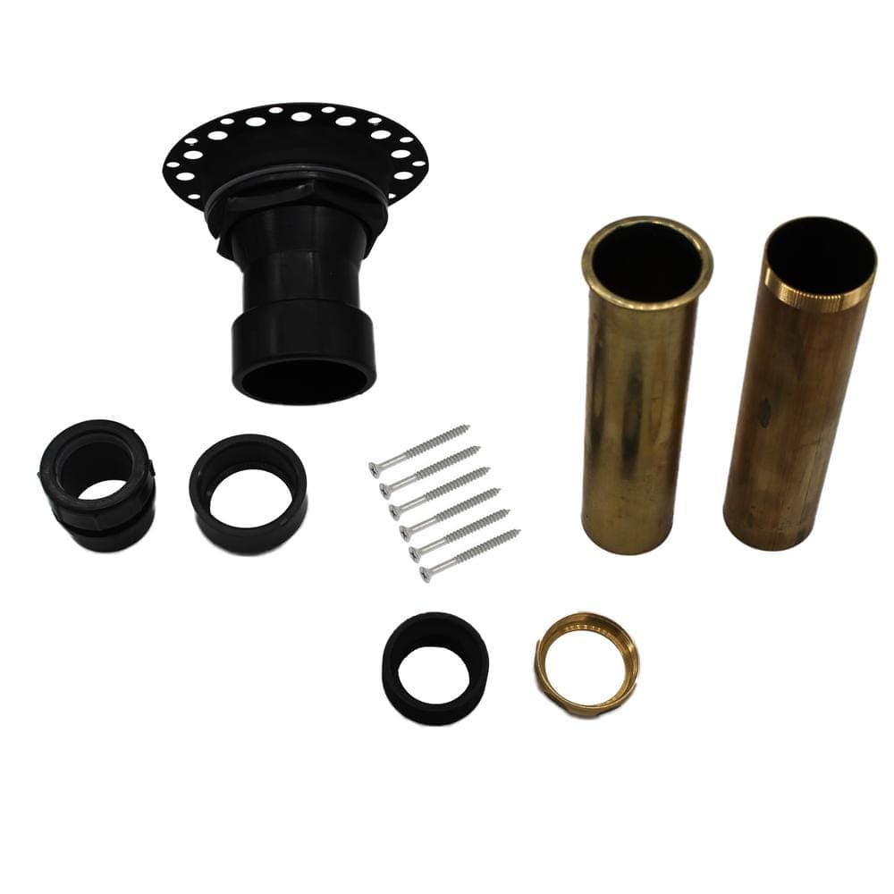 Westbrass Island Drain Assembly for Freestanding Bathtub with 2 in. 1-1/2 in. Adapter, ABS (3)