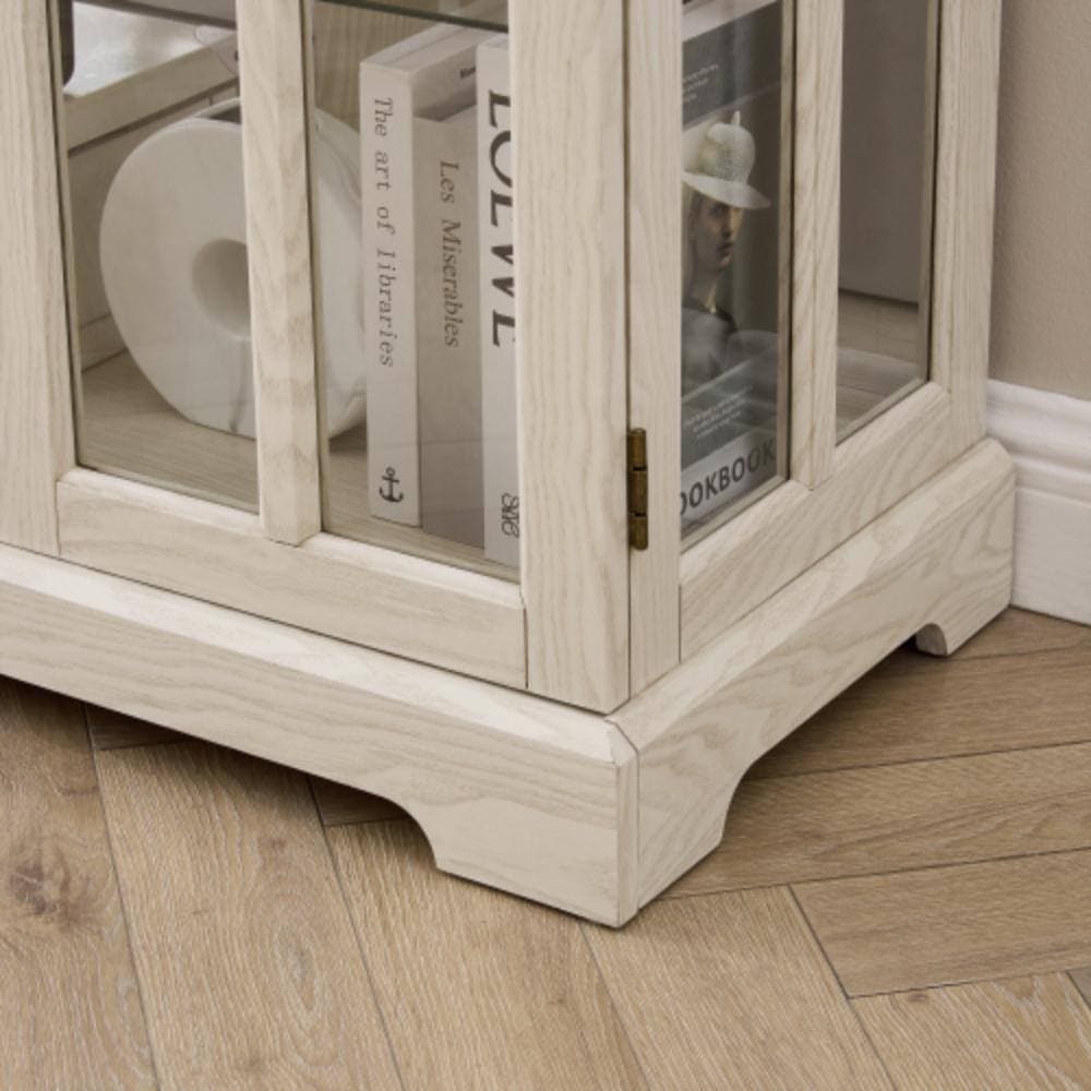 Unbranded 30.31 in. W x 15.75 in. D x 52.83 in. H Bathroom White Linen Cabinet (3)