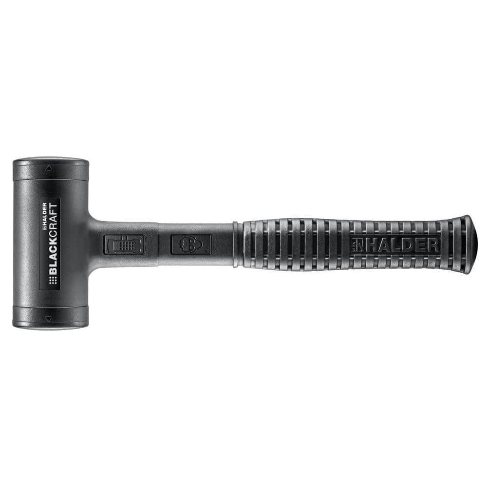 Halder Blackcraft Dead Blow 1.98 lbs. Polyurethane Hammer with 12.2 in. Steel Handle (1)